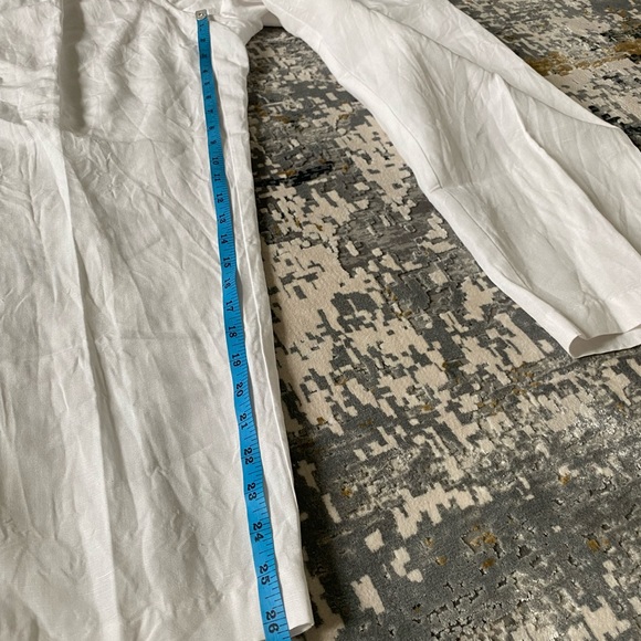 H&M White Linen Blend Pants - Picture 10 of 10